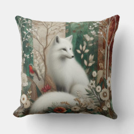 Woodlands Arctic Fox Decor Kussen