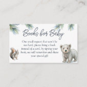 Woodlands bos schattige baby dieren boek aanvraag informatiekaartje (Voorkant)