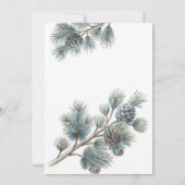 Woodlands bos schattige babydieren baby shower kaart (Achterkant)