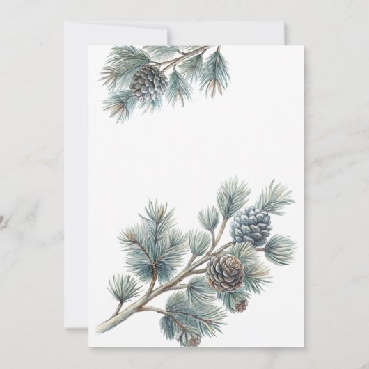 Woodlands bos schattige babydieren baby shower kaart (Achterkant)