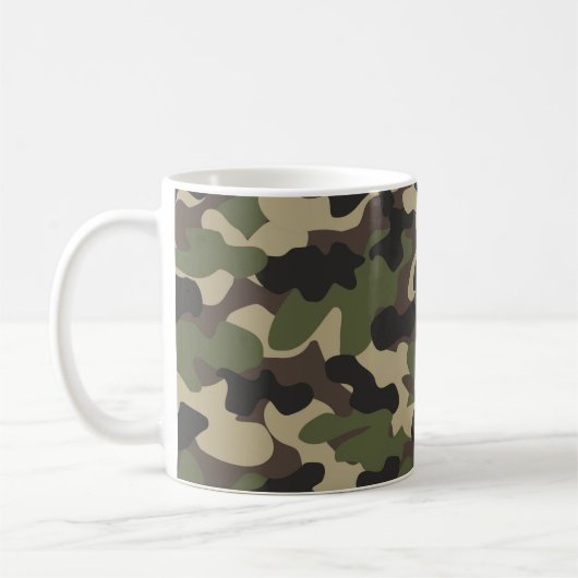 Woodlands camouflage koffiemok (Links)