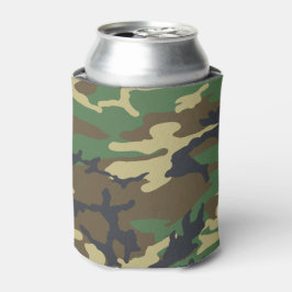 Woodlands Camouflage Outdoorsman Gift Blikjeskoeler