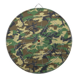 Woodlands Camouflage Outdoorsman Gift Dartbord