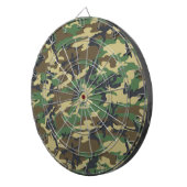 Woodlands Camouflage Outdoorsman Gift Dartbord (Voorkant Rechts)