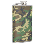 Woodlands Camouflage Outdoorsman Gift Heupfles (Rechts)