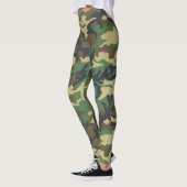 Woodlands Camouflage Outdoorsman Gift Leggings (Links)