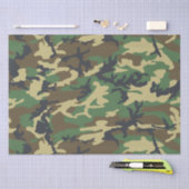 Woodlands Camouflage Outdoorsman Gift Tissuepapier (Craft)