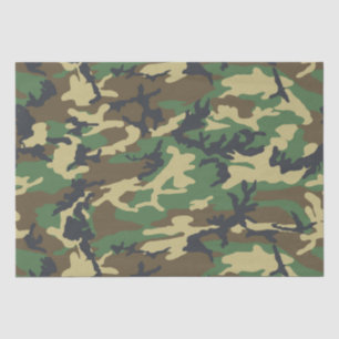 Woodlands Camouflage Outdoorsman Gift Tissuepapier