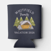 Woodlands Camping Trip Family Reunion Custom Blikjeskoeler (Achterkant)