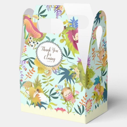 Woodlands Dreamweaver Blue Favor Box Bedankdoosjes (Geopend)