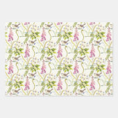 Woodlands Floral & Bird Waterverf inpakpapier (Voorkant 3)