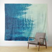 Woodlands Forest Pine Trees Mural | Muur Wandkleed (In Situ (horizontaal))