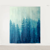 Woodlands Forest Pine Trees Mural | Muur Wandkleed (Voorkant)