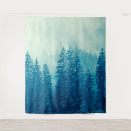 Woodlands Forest Pine Trees Mural | Muur Wandkleed