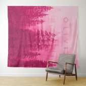 Woodlands Forest Pine Trees Muurschildering | Wand Wandkleed (In Situ (horizontaal))