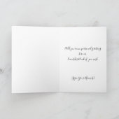 Woodlands Musicians Baby shower Hartelijk dank Bedankkaart (Binnen)