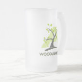 WoodlandsARK Frosted Glass Mok w/LOGO (Voorkant rechts)