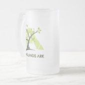 WoodlandsARK Frosted Glass Mok w/LOGO (Voorkant links)