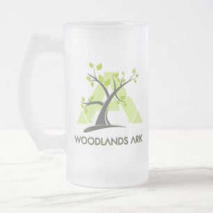 WoodlandsARK Frosted Glass Mok w/LOGO