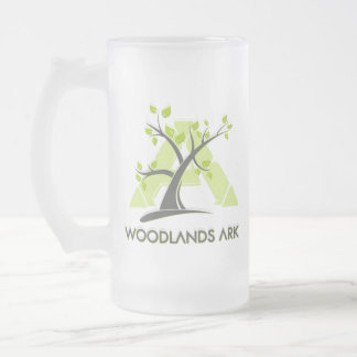 WoodlandsARK Frosted Glass Mok w/LOGO