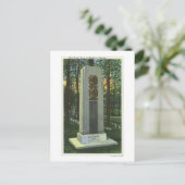 Woodlawn Cemetery, Mark Twain Gravestone Scene Briefkaart (Staand voorkant)