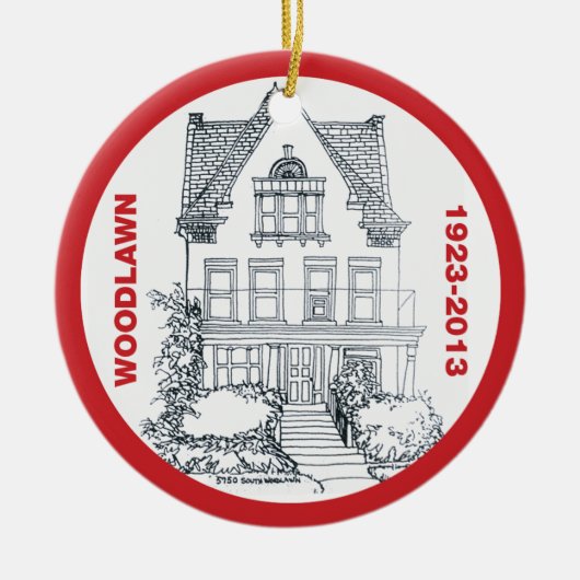 Woodlawn - Unit 2 Holiday Ornament-new Keramisch Ornament (Voorkant)