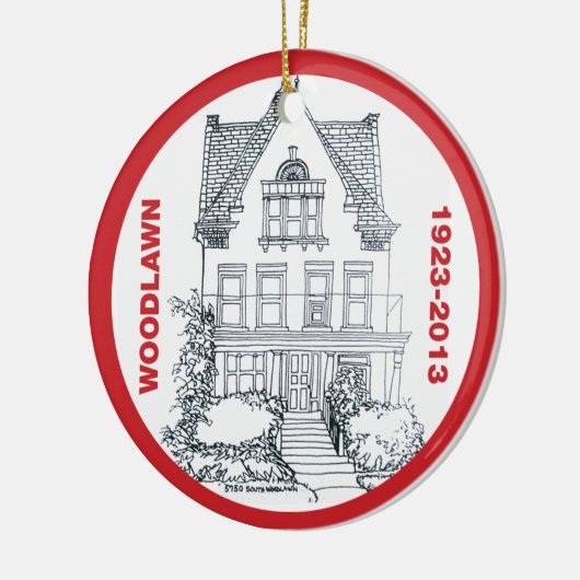 Woodlawn - Unit 2 Holiday Ornament-new Keramisch Ornament (Links)