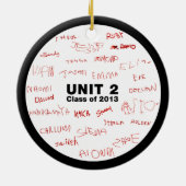 Woodlawn - Unit 2 Holiday Ornament-new Keramisch Ornament (Achterkant)