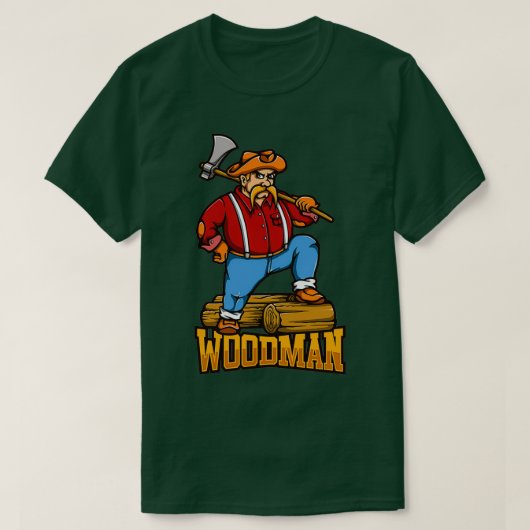 Woodman 1 t-shirt (Design voorkant)