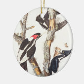 Woodpecker, 1829, ivoor-buikspiraal (druk) keramisch ornament (Links)