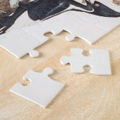 Woodpecker, 1829, ivoor-buikspiraal (druk) legpuzzel (Zijkant)