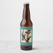 Woodpecker Audubon's Birds of America Bier Etiket (Voorkant)