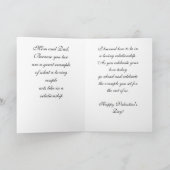 Woodpecker Beside Heart-Shaped Tree Hole Kaart (Binnen)