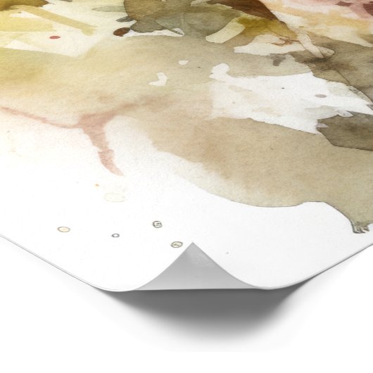 Woodpecker Bird Art Print Poster (Hoek)