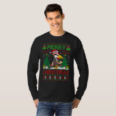 Woodpecker Bird   Xmas Tree Ugly Woodpecker Christ T-shirt (Voorkant volledig)