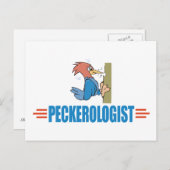 Woodpecker Briefkaart (Voorkant / Achterkant)