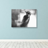 Woodpecker Canvas Afdruk (Insitu (Houten vloer))