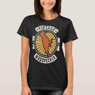 Woodpecker  Classic Retro 60s 70s Animal T-shirt