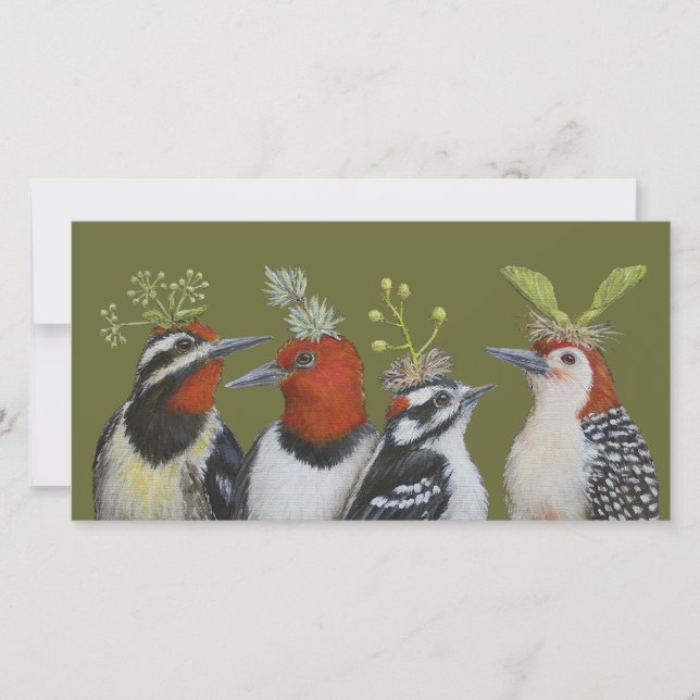 Woodpecker-fotokaart (Voorkant)