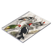 Woodpecker, Green Woodpecker, Woodpecker Bird Notitieboek (Linkerzijde)