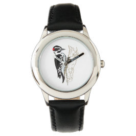 Woodpecker-illustratie Horloge