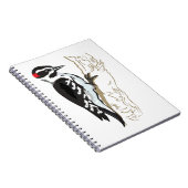 Woodpecker-illustratie Notitieboek (Rechterzijde)