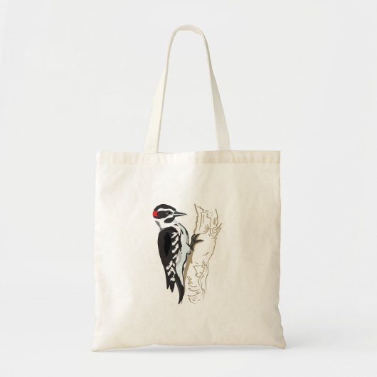 Woodpecker-illustratie Tote Bag (Voorkant)