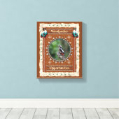Woodpecker Kansen Energie Canvas Afdruk (Insitu (Houten vloer))