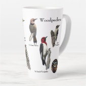 Woodpecker latte/koffie Mok (Rechterhoek)