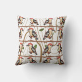 Woodpecker Lovers Print Kussen (Achterkant)