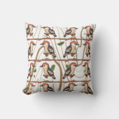 Woodpecker Lovers Print Kussen (Voorkant)