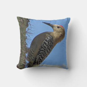 Woodpecker met Cactus Photo Desert Southwest Bird Kussen