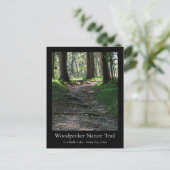Woodpecker Natuur Trail Briefkaart (Staand voorkant)