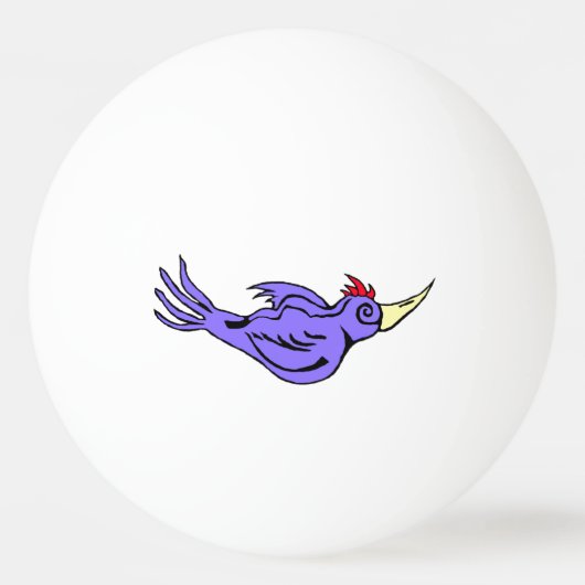 Woodpecker op de bal pingpongbal (Voorkant)